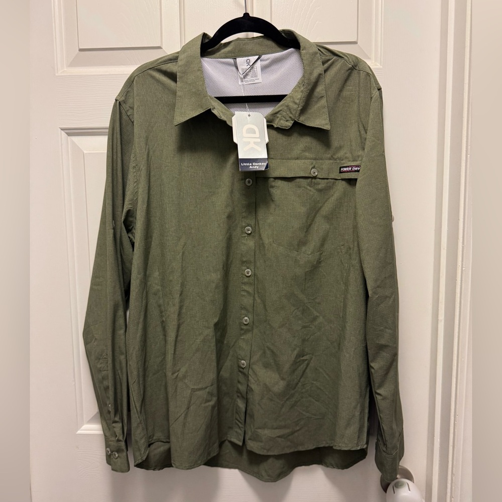 Little Donkey Andy Men’s Fishing Outdoor Shirt NWT XXL